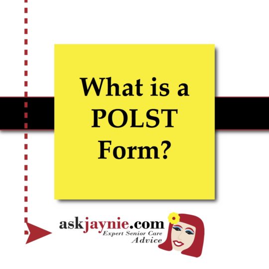 What Is A POLST Form Askjaynie